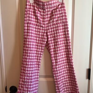 Zara Pink Check Pants